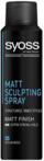 Syoss Matt Sculpting Matowy rzeźbiący spray do włosów 150ml