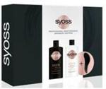 Syoss Zestaw Keratin Set Szampon 440Ml + Odżywka 440Ml Szczotka