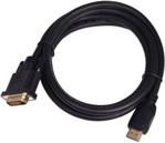 TB Kabel HDMI - DVI 1.8m DVI 24+1, pozłacany