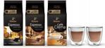 Tchibo Kawa Sicilia Milano Intense 3kg + szklanki do cappuccino FilterLogic CFL-660 2szt.