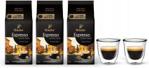 Tchibo Kawa ziarnista Sicilia 3kg + szklanki do espresso FilterLogic CFL-655 2szt.