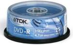 TDK DVD-R 4.7GB 16x Cake 10szt