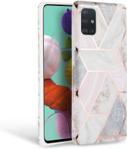 TECH-PROTECT MARBLE GALAXY A51 PINK
