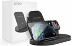 Tech-Protect W55 Wireless Charging Station 15W Czarny