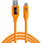 Tether Tools USB 3.0 na USB-C 4,60m pomarańczowy