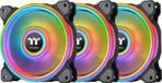 Thermaltake Riing Quad 14 RGB TT Premium Edition 3-pack + HUB Czarne (CL-F089-PL14SW-A)