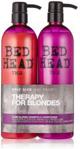 Tigi Therapy For Blondes zestaw Bed Head Dumb Blonde Shampoo szampon do włosów blond 750ml + Dumb Blonde Conditioner odżywka do włosów blond 750ml