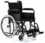 Timago Wózek inwalidzki stalowy H011 BASIC bez szybkozłączki rozm. 43 cm