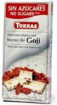 Torras czekolada biała z jagodami goji 75g