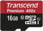 Transcend microSDHC 16GB Class 10 UHS-I (TS16GUSDCU1)