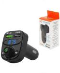 TRANSMITER FM LTC, DC 12/24 V, MP3, BLUETOOTH 5.0, 2 X USB (5V QC 3.1 A/5V 1.0 A), BLUE LIGHT LXTR140