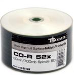 TRAXDATA CD-R 700MB 52X SILVER FF PRINTABLE SP50 901OEDRPSN002