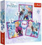 Trefl Puzzle 3W1 Disney Kraina Lodu Zimowa Magia