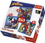 Trefl Puzzle 3W1 Disney Marvel. Spiderman Pajęcza Siła 34841