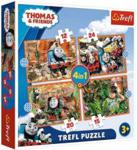Trefl Puzzle 4W1 Tomek I Przyjaciele 34354