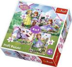 Trefl Puzzle 4W1 W Świecie Księżniczki Zosi 34314