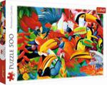 Trefl Puzzle 500el. Kolorowe Ptaki 37328