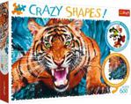 Trefl Puzzle 600el. Crazy Shapes Oko W Oko Z Tygrysem 11110