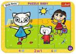 Trefl Puzzle Ramkowe Baby Szczęśliwa Kicia Kocia 80023