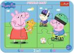 Trefl Puzzle Ramkowe Baby Wesoła Świnka Peppa 80021