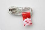 TREQ Kabel USB 2.0 A-B transparent 1,8m KBC4618