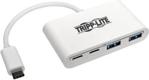 Tripp Lite 4-Port Hub with USB Ports U460-004-2A2C White (U4600042A2C)