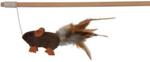 Trixie Wędka z myszką i piórkami - 50 cm