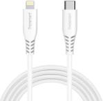 TRONSMART NYLONOWY KABEL PRZEWÓD USB TYP C - LIGHTNING 3 A 1,2 M BIAŁY (354579) (65356UNIW)