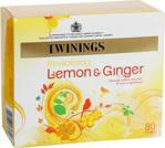 TWININGS 80x1,5g Revitalising Lemon & Ginger Herbata ekspresowa Cytryna & Imbir