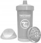 Twistshake Kubek Niekapek Z Mikserem 12M+ Pastel Grey 360Ml