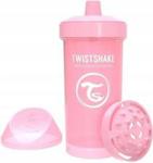 Twistshake Kubek Niekapek Z Mikserem 12M+ Pastel Pink 360Ml