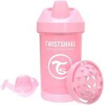 Twistshake Kubek Niekapek Z Mikserem Do Owoców Pastelowy Różowy 300Ml