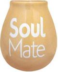 Tykwa Ceramiczna beżowa z logo Soul Mate - 350 ml