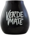 Tykwa Ceramiczna czarna z logo Verde Mate - 350 ml