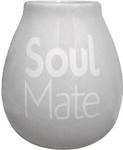 Tykwa Ceramiczna szara z logo Soul Mate - 350 ml