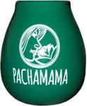 Tykwa Ceramiczna zielona z logo Pachamama - 350 ml