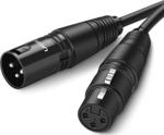 UGREEN KABEL PRZEWÓD UGREEN AV130 - XLR ŻEŃSKI DO XLR MĘSKI - 1M (CZARNY)