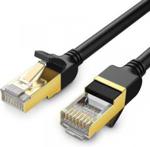 UGREEN OKRĄGŁY KABEL SIECIOWY NW107 ETHERNET RJ45, CAT.7, STP, 1M (CZARNY) (UGR432BLK)