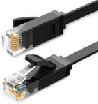 UGREEN PŁASKI KABEL SIECIOWY ETHERNET RJ45, CAT.6, UTP, 12M (CZARNY) (UGR461BLK)