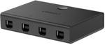 UGREEN PRZEŁĄCZNIK / SWITCH USB 2.0 4X1 30346 (CZARNY) (UGR438BLK)