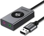 UGREEN ZEWNĘTRZNA KARTA DŹWIĘKOWA USB 7.1 1M (SREBRNY) (UGR475SLV)