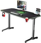 Ultradesk Biurko Dla Gracza Frag Green 140X66 Cm 76 Z Xxl Podkładką Pod Mysz Uchwyt Na Słuchawki I Napój