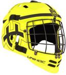 Unihoc Kask Bramkarski Do Unihokeja Shield Żółto/Czarny