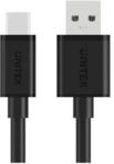 UNITEK KABEL USB-A - USB-C 25CM (YC480BK)