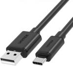 UNITEK KABEL USB UNITEK C14069BK USB-A 2.0 - USB-C, 3M CZARNY (C14069BK)