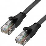 Unitek Patch Cable CAT,6 czarny 15M płaski (C1814GBK)