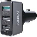 Unitek Samochodowa 2xUSB 2.4A + QC 3.0 42W (YP530C)