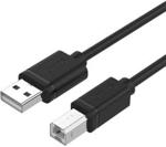 Unitek USB A-USB B M/M Czarny 3m (YC420GBK)