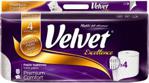 Velvet Excellence Papier Toaletowy 4 Warstwowy Biały 8 Rolek+2