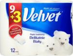 Velvet Papier toaletowyDelikatnie Biały 12 rolek